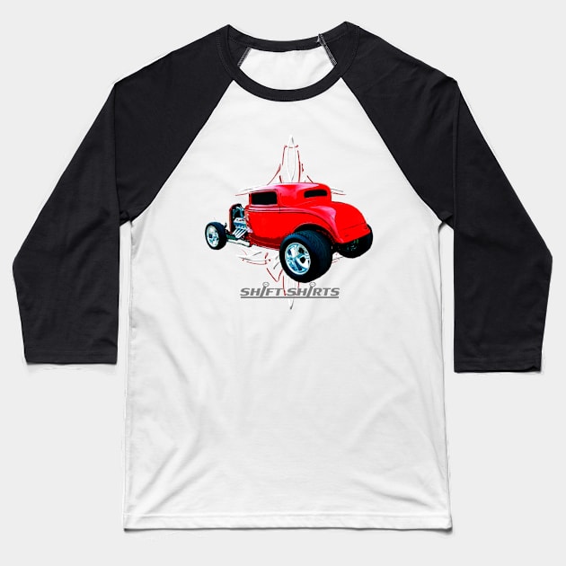 Shift Shirts Bomb Hot Rod Baseball T-Shirt by ShiftShirts